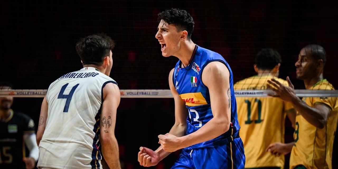 Bottolo Dan Bovolenta Bawa Italia Tundukkan Brasil Di VNL