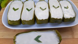 Mengenal Kue Tetu Khas Palu Kudapan "Perahu Daun Pandan"