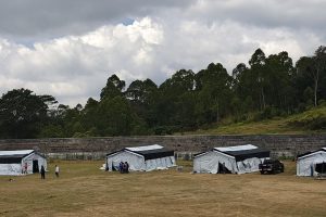 Kemenkes Dirikan RS Lapangan Tenda Udara Di Zona Bencana