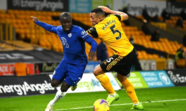Chelsea Bantai Wolverhampton Wanderers Di Molineux Stadium