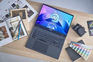 MSI Prestige 16 AI Studio Bawa Bodi Magnesium Berbobot 1,5 Kg